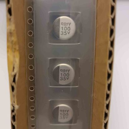 EMVY350ADA101MHAOS 100MF 35V NİPPON SMD KONDANSATÖR resmi