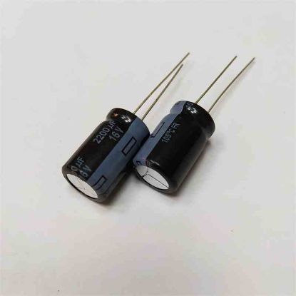 2200MF 16V 13x20 ELKO KONDANSATÖR resmi