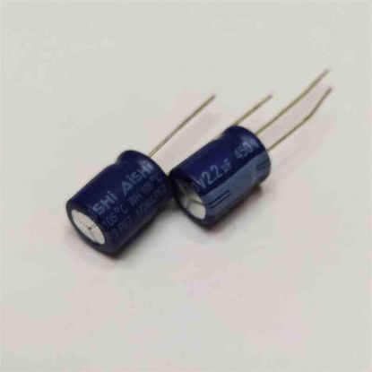2.2MF 450V 10x12.5 AİSHİ ELKO KONDANSATÖR resmi