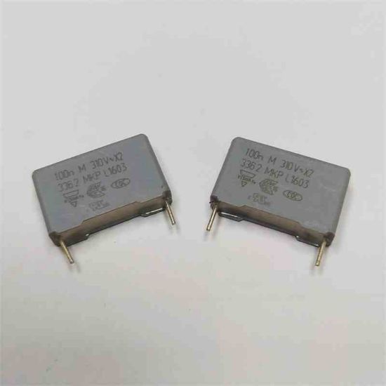 100NF 310VAC  15mm VISHAY POLYESTER KONDANSATÖR resmi