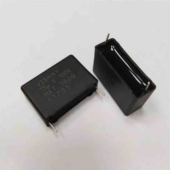 15MF 100V  27.5mm VISHAY POLYESTER KONDANSATÖR resmi