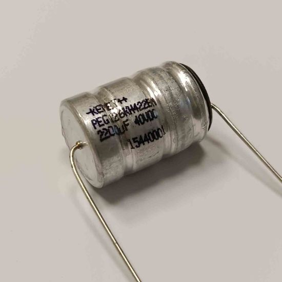 PEG126KH422BME1 2200MF 40V KEMET AXIYEL KONDANSATÖR resmi