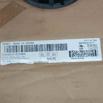46KN3470CKN0K 470NF 275VACx2 22.5mm KEMET POLYESTER KONDANSATÖR resmi