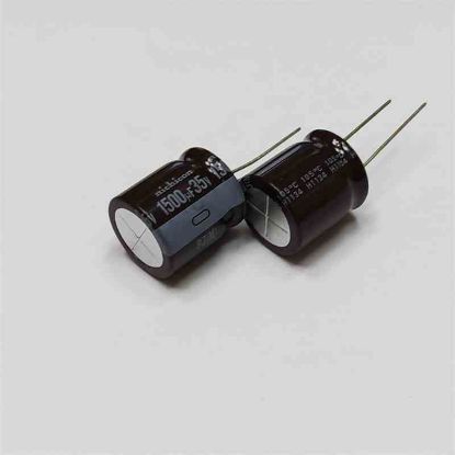 1500MF 35V 17x20 NICHICON ELKO KONDANSATÖR resmi