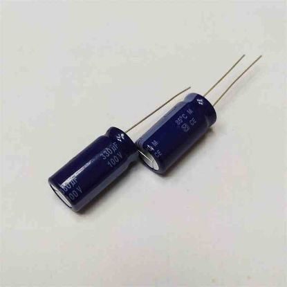 330MF 100V 12x25 MOTOROLA ELKO KONDANSATÖR resmi