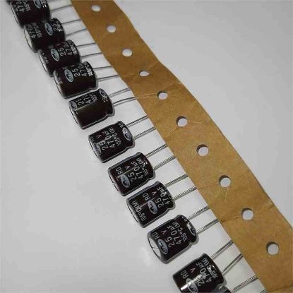 470MF 25V 10x13 SAMWHA ELKO KONDANSATÖR resmi