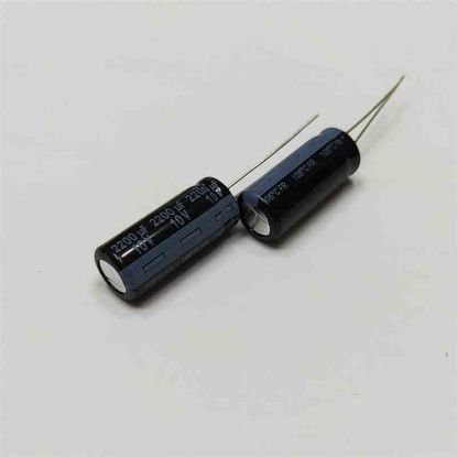 2200MF 10V 10x25 ELKO KONDANSATÖR resmi