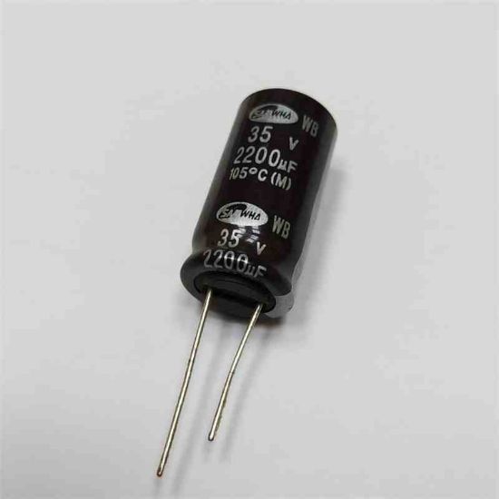 2200MF 35V 15x30 SAMWHA ELKO KONDANSATÖR resmi