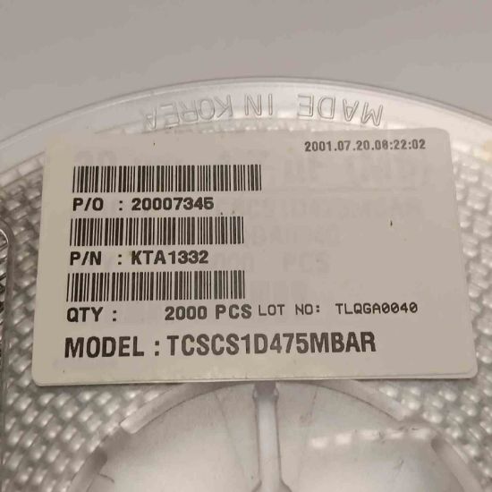 TCSCS1D475MBAR 4.7MF 20V B SAMSUNG TANTAL KONDANSATÖR resmi