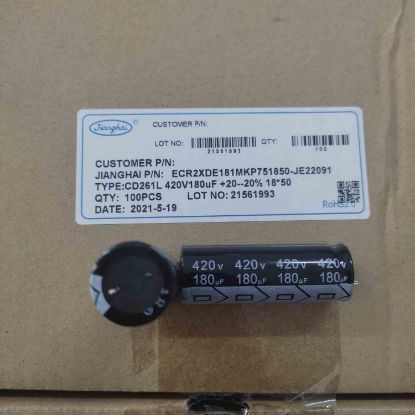 ECR2XDE181MKP751850JE22091 180MF 420V 18x50 ELKO resmi