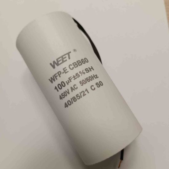 CBB60 100MF 450V AC MOTOR KONDANSATÖR resmi