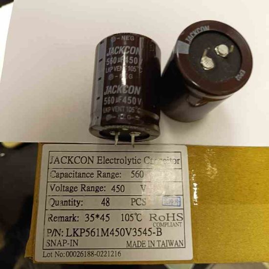 LKP561M450V3545-B 560MF 450V 35x45mm JACKSON 105 resmi
