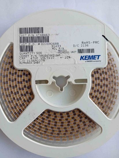 T491D476K010AT 47UF 10V TANTAL CAPACITOR resmi