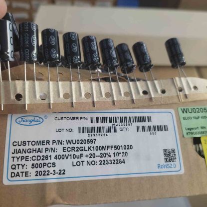 ECR2GLK100MFF501020 10MF 400V 10x20 ELKO resmi