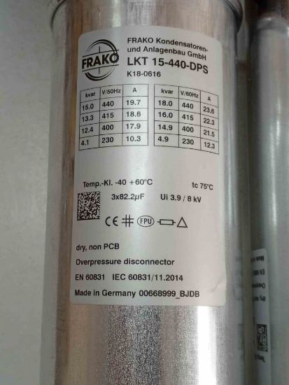 31-10506 LKT15-440DPS 25KVAR resmi