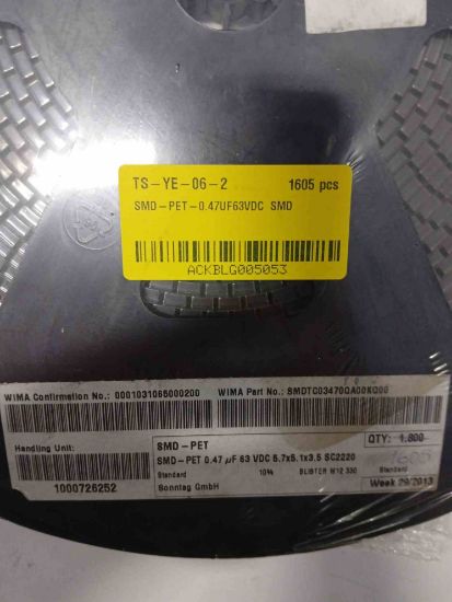 470NF 63VDC SMD 2220 KASA resmi