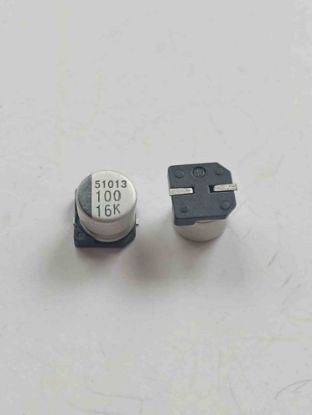 100MF 16V SMD ELKO KONDANSATÖR resmi