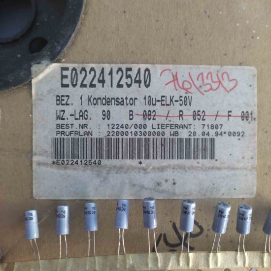 10MF 50V ELKO resmi
