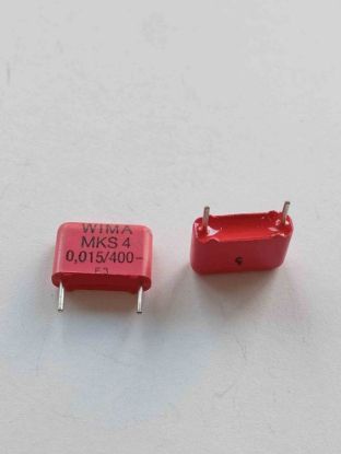 15NF 400V WIMA MKS4 POLYESTER KONDANSATÖR resmi