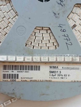 1MF 63V SMD73 WIMA KONDANSATÖR SMD resmi