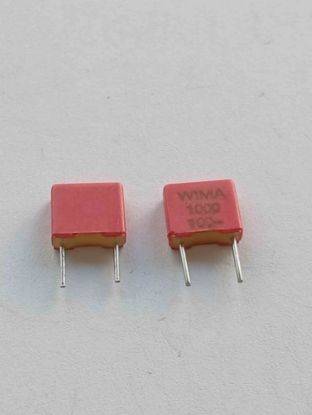 1NF 100V 5mm POLYESTER KONDANSATÖR WIMA resmi