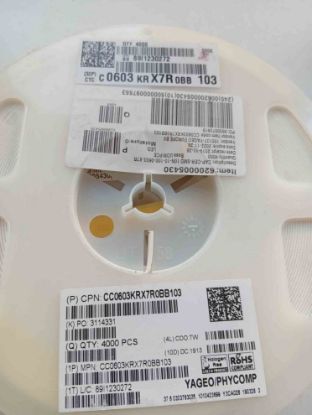  10N 100V 603 YAGEO SMD SERAMİK KONDANSATÖR resmi