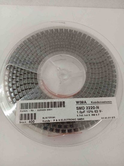 SMD2220-N 1MF 63V 2220 SMD WIMA SMD SERAMİK KONDANSATÖR resmi