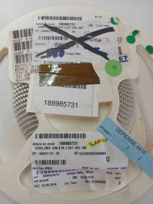 CL31B225K0HNNNC 2.2MF 50V X7R PCE SMD SERAMİK KONDANSATÖR resmi