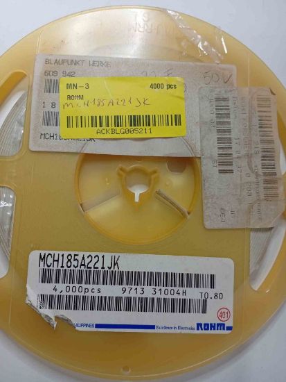 MCH185A221JK 220pF 50V 603 J resmi