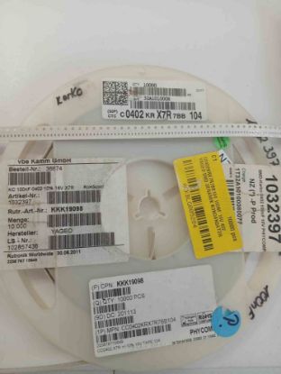 C0402KRX7R7BB104 100NF 16V 402 YAGEO SMD SERAMİK KONDANSATÖR resmi