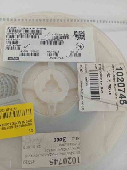 MURPVA2A471A01R00 470PF MURATA SMD SERAMİK KONDANSATÖR resmi