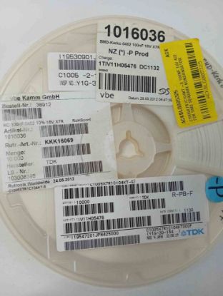 C1005X7R1C104KT-S 100NF 16V 402 TDK SMD SERAMİK KONDANSATÖR resmi