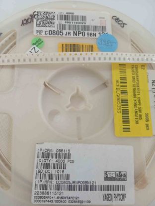 C0805JRNP09BN121 120PF 50V 805 YAGEO SMD SERAMİK KONDANSATÖR resmi