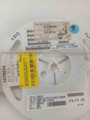 C2012X7R1E105KT 1MF 25V 805 TDK SMD SERAMİK KONDANSATÖR resmi