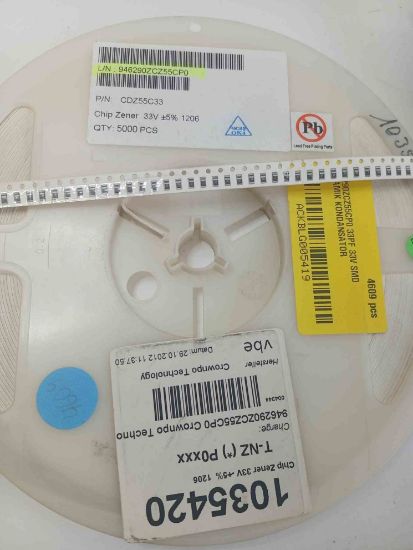946290ZCZ55CP0 33PF 33V SMD SERAMİK KONDANSATÖR resmi
