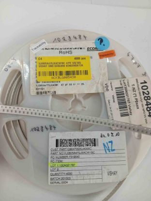 VJ0805A470JXACW1BC 47PF 50V 805 VISHAY SMD SERAMİK KONDANSATÖR resmi