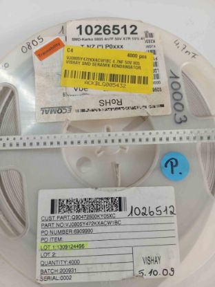 VJ0805Y472KXACW1BC 4.7NF 50V 805 VISHAY SMD SERAMİK KONDANSATÖR resmi