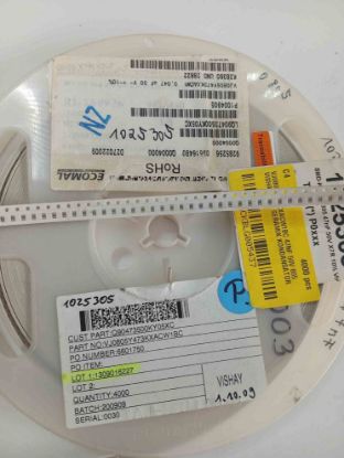 VJ0805Y473KXACW1BC 47NF 50V 805 VISHAY SMD SERAMİK KONDANSATÖR resmi