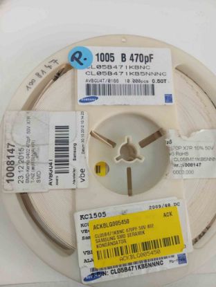 CL05B471KBNC 470PF 50V 402 SAMSUNG SMD SERAMİK KONDANSATÖR resmi