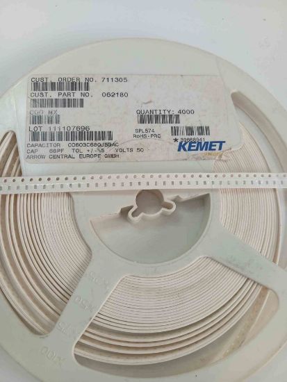 C0603C680J5GAC7867 68PF 50V 603 KEMET SMD SERAMİK KONDANSATÖR resmi