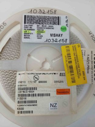 VJ0805Y474KBAXW2 470NF 25V 805 VISHAY SMD SERAMİK KONDANSATÖR resmi