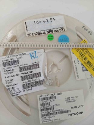 C1206JRNP09BN821 820PF 50V 1206 PHYCOMP SMD SERAMİK KONDANSATÖR resmi