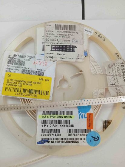 CL10B103JB8NNNC 10NF 50V 603 SAMSUNG SMD SERAMİK KONDANSATÖR resmi
