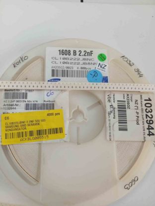 CL10B222JBNC 2.2NF 50V 603 SAMSUNG SMD SERAMİK KONDANSATÖR resmi