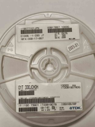 C1005CH1H330JT000N 33PF 402 TDK SMD SERAMİK KONDANSATÖR resmi