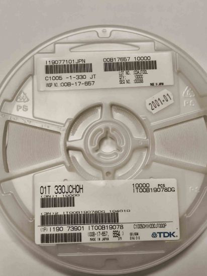 C1005CH1H330JT000N 33PF 402 TDK SMD SERAMİK KONDANSATÖR resmi