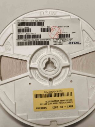 C1005CH1H330JT000N 33PF 402 TDK SMD SERAMİK KONDANSATÖR resmi