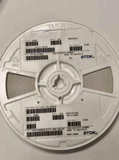 C2012CH1H151JT000A 150PF 50V 805 TDK SMD SERAMİK KONDANSATÖR resmi