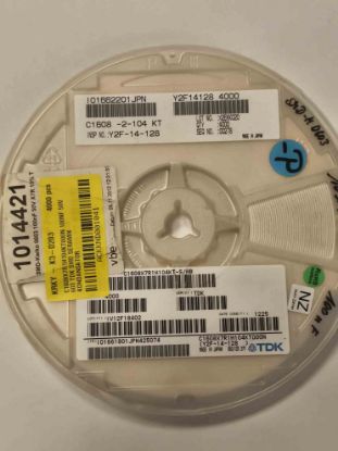 C1608X7R1H104KT000N 100NF 50V 603 TDK SMD SERAMİK KONDANSATÖR resmi