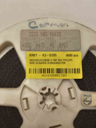 08052B472J9BBB 4.7NF 805 PHILIPS SMD SERAMİK KONDANSATÖR resmi